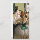 Recherche de ballerine vintage vœux cartes Edgar degas