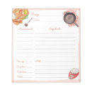 Recherche de cuisine blocsnotes Illustration