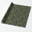 Recherche de camo militaire papier cadeau Vert