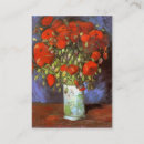 Recherche de post impressionnisme cartes visite Fleurs