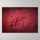 Recherche de fissures posters Rouge