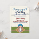 Recherche de sports baby shower garçon invitations Fuzzy tout imprimé