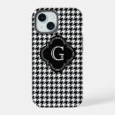 Recherche de houndstooth iphone coques Monogramme