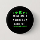 Recherche de bière irlandaise badges Vert