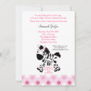 Recherche de zèbre rose invitations Bientôt maman