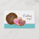 Recherche de boulanger biscuit cartes visite Mignon