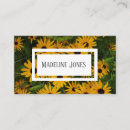 Recherche de yeux jaunes cartes visite Fleur