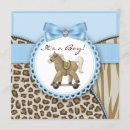 Recherche de cheval de bébé invitations Garçon