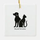 Recherche de noël de silhouette de chat Animal