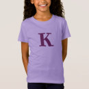 Recherche de initial enfant tshirts Jeune fille