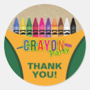 Recherche de crayon de couleur autocollants Coloré