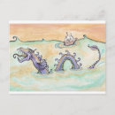 Recherche de dragon de mer cartes postales Monstre