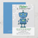 Recherche de robot bleu invitations Pour tous