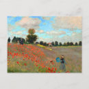 Recherche de pavots de monet cartes postales Impressionnisme