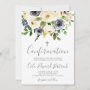 Recherche de catholique confirmation invitations Floral