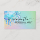 Recherche de artiste peintre cartes visite Aquarelle