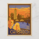 Recherche de chicago il cartes postales Rétro