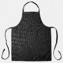 Recherche de fait cuire des tabliers Cuir noir