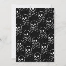 Recherche de os croisés invitations Squelette