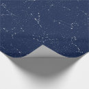 Recherche de constellation papier cadeau Bleu de minuit