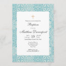 Recherche de bleu turquoise baptême invitations Religieux