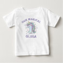 Recherche de licorne magique bébé tshirts Premier anniversaire