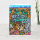 Recherche de sud africain vœux cartes Safari