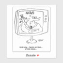 Recherche de journaux autocollants Présentateur