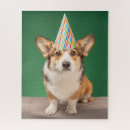 Recherche de anniversaire de chien puzzles Corgi