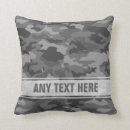 Recherche de camo gris coussins Armée