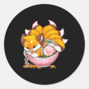 Recherche de renard kawaii autocollants Anime