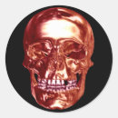Recherche de skull ronds autocollants Os