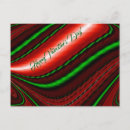Recherche de amour abstrait cartes postales Rouge