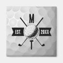 Recherche de club de golf magnets Monogramme