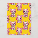 Recherche de motif kawaii cartes postales Chiot