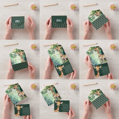 Recherche de aventure jungle invitations Girafe