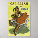 Recherche de la caraïbe posters Vintage