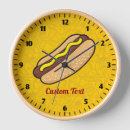 Recherche de hot dogs horloges Moutarde