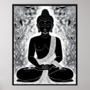Recherche de bouddha noir et blanc art Zen