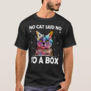 Recherche de chat dans une boîte tshirts Humour