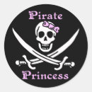 Recherche de fille de crâne autocollants Rose