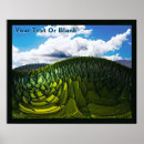 Recherche de fractale bleue posters Abstrait