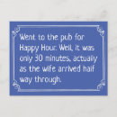 Recherche de heure heureuse cartes postales Pub