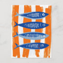 Recherche de sardines cartes postales Poisson