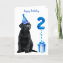 Recherche de 2ème anniversaire cartes Garçon