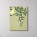 Recherche de branches impressions sur toile Vert