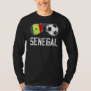 Recherche de drapeau du sénégal tshirts Football