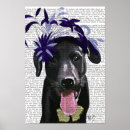 Recherche de labrador noir art Feuille de fleur