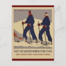 Recherche de affiche de ski cartes postales Rétro