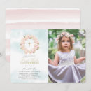 Recherche de horizontales 13x18 petite communion invitations Floral